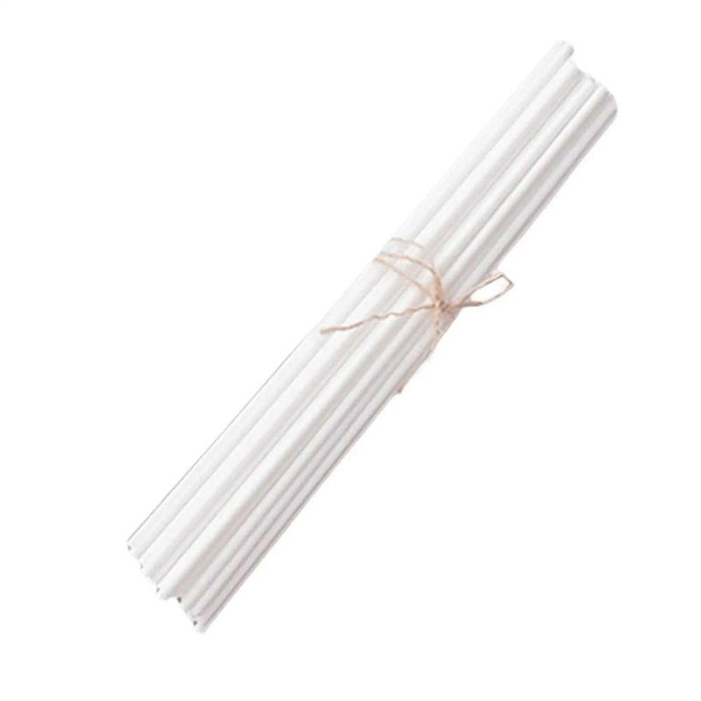 100Pcs 3mm*25cm Fiber Reed Diffuser Sticks Black/White/Wood color Volatile Rod Home Decoration
