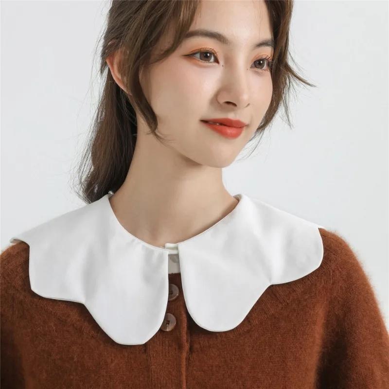 Fake Collar Shirt Women Shawl Detachable Shirt Collar Half Shirt Blouse Tops False Collar Women Clothes Accessories Faux Col