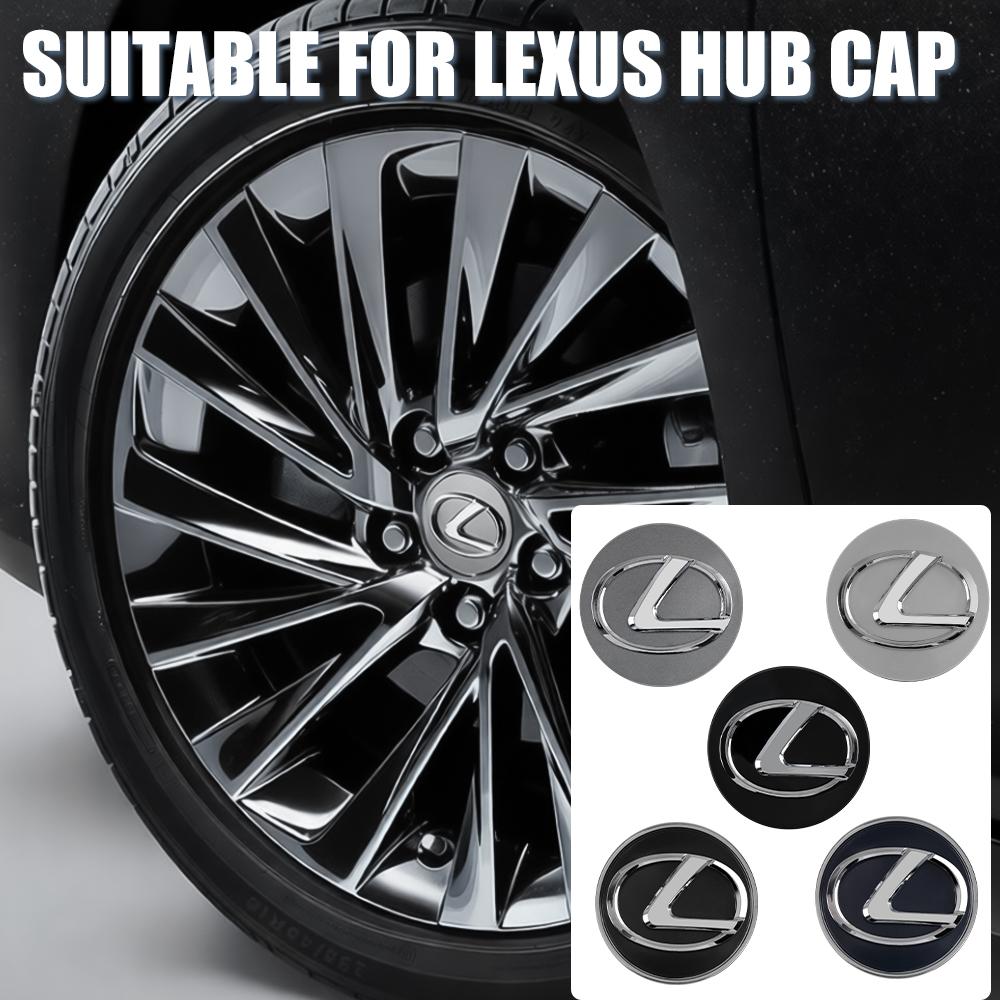4 szt. 60 MM Do Lexus LS IS350 ES300h ES300 IS250 IS220d NX350h Stylizacja samochodu Dekielki na środek felgi Emblematy Pokrywki piast Akcesoria zewnętrzne