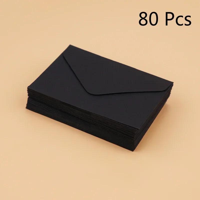 10/20/40/80PCS Gift Envelope Blank Mini Paper Window Envelopes Wedding Invitation Envelope Envelopes for Letters  Mailers
