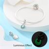 Summer Ocean Series 100% 925 Silver Blue Luminous Jellyfish Seashells Fish Charms Beads Fit Qikaola Bracelets Jewelry