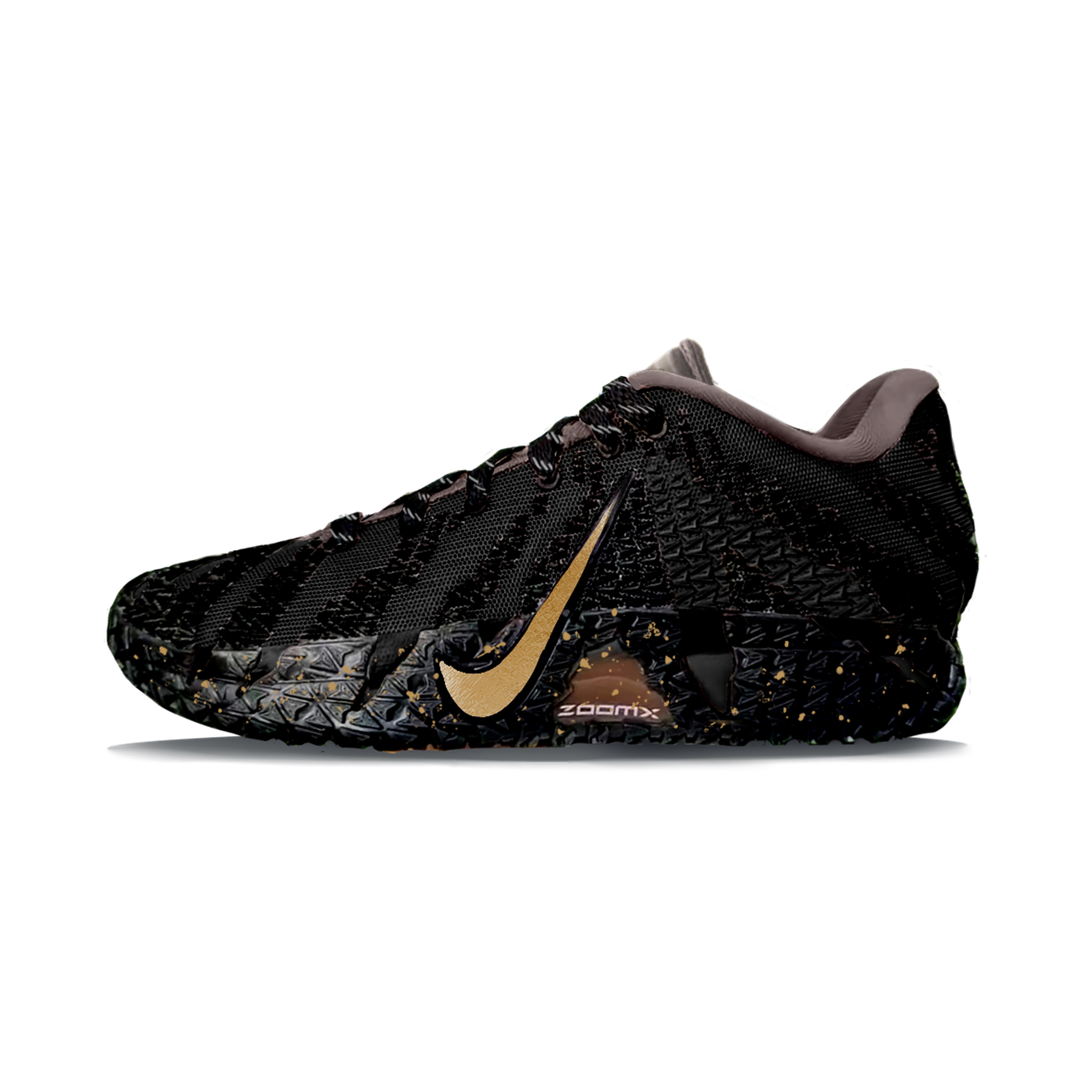 

Nike Ja Morant 3 Golden Crown Slip Resistant Low top Basketball Shoes Men s Black HF2794-200(Team296-) 43