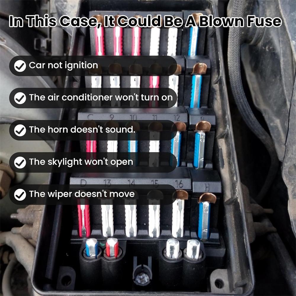 120pcs Torpedo Shaped Fuses Set 5A 8A 10A 16A 20A 25A 30A 40A for Protect Automotive Circuits for Old Style Classic Cars Relays 5