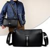 First Layer Cowhide Simple Men's Single Shoulder Crossbody Bag for Commuting and Leisure, Large Capacity Small Shoulder Bag, New Style Bag