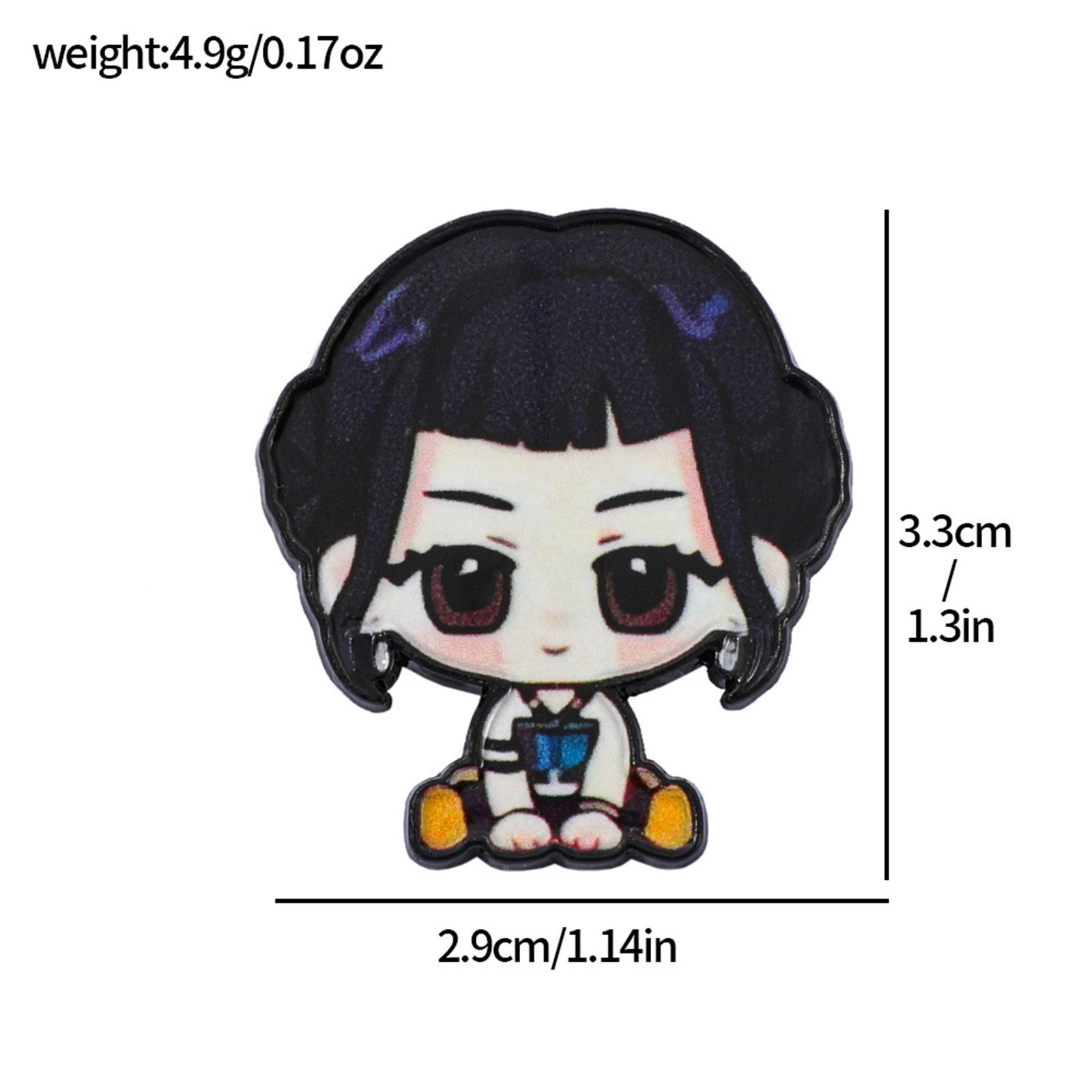 

Metal Badge Animation Character Alloy Brooch Accessories One Size