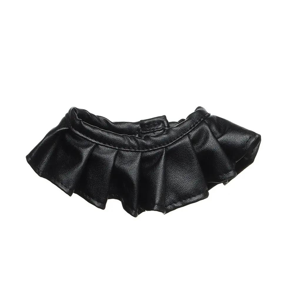Vêtements pour Poupées Idoles en Peluche Coton 20cm Veste Mode en Cuir PU Chapeau Jupe T-shirt Pantalon Ensemble Vêtements Combinaison pour Poupée