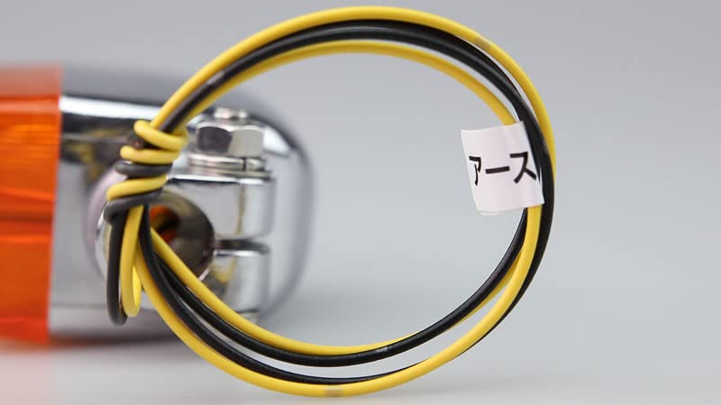 Kijima Części motocyklowe Lampa kierunkowskazu Typ kwadratowy Srebrny klosz Uniwersalny #470 Korpus/Bursztynowy 219-5191