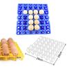 Yotijay Egg Trays, Egg Boxes, Egg Cases, Egg Holders, 10 Egg Trays, Holds 30 Eggs Each, Egg Cases for Home Chicken Farmers, Stackable Egg Cartons, Hol
