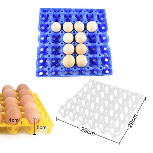Yotijay Egg Trays, Egg Boxes, Egg Cases, Egg Holders, 10 Egg Trays, Holds 30 Eggs Each, Egg Cases for Home Chicken Farmers, Stackable Egg Cartons, Hol