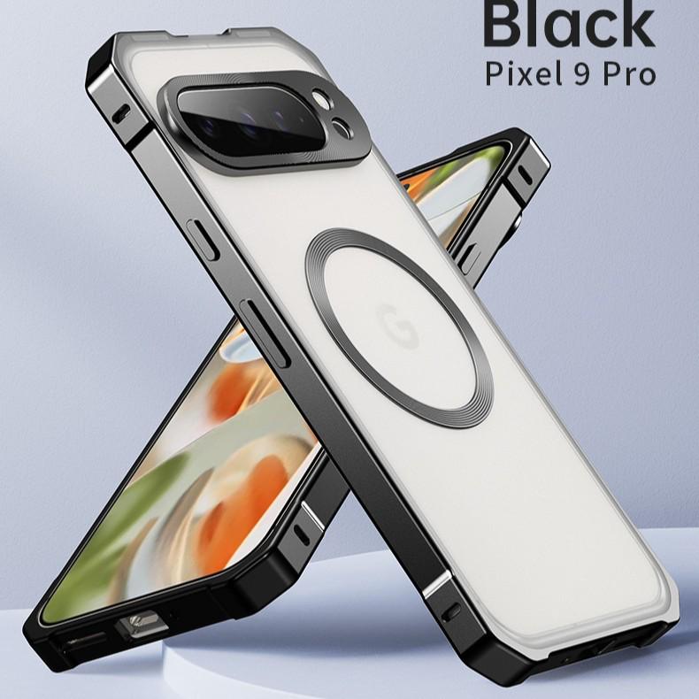 

Magnetic Metal Phone Case for Google Pixel 8 Pro/9A/10 Pro/10 Pro XL Pixel 10/10 Pro