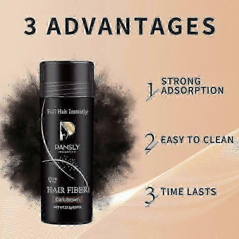 Hair Styling Powder, Volume Powder, Instant Hair Powder, Matte Effect Texturizing Hair Powder, Hair Building Fibres Keeps Hair Soft and Fluffy All Day