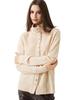 2026 Autumn/Winter Women's Stand Collar Multi-Button Wool Cardigan: Versatile, Warm Long Sleeve Knit.