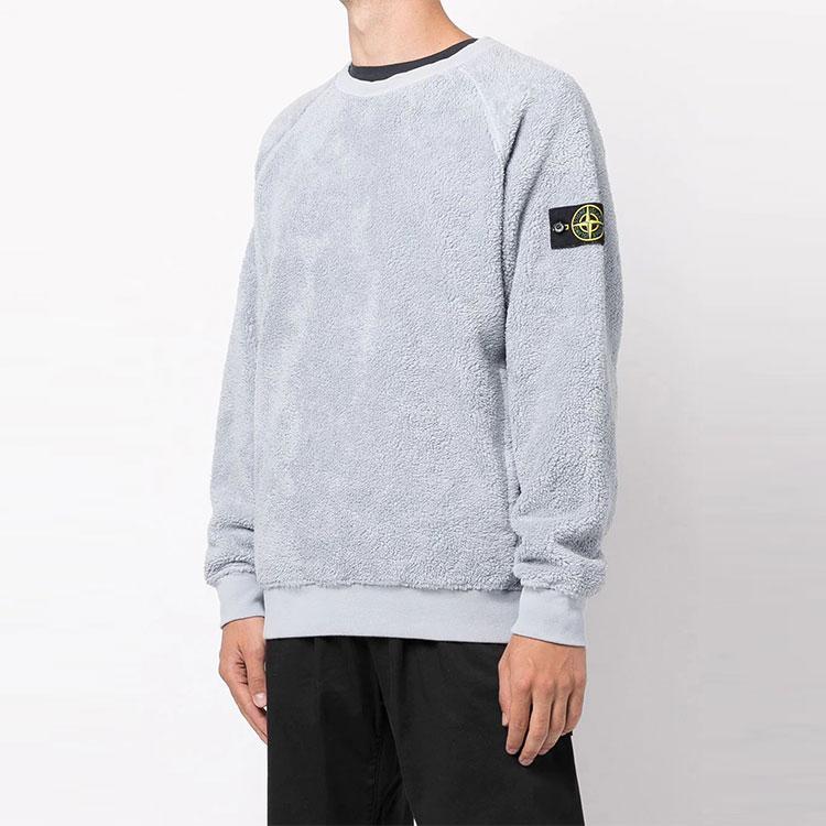 STONE ISLAND Sweatshirt Pearl Grey Men Tops 751560234-V0061