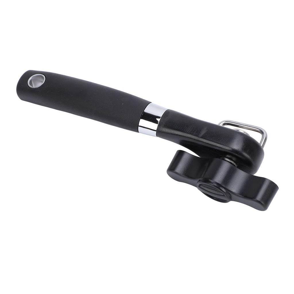 Manual Can Opener Ergonomic Non Slip Handle Slick Edges Stainless Steel Hand Held Can Opener