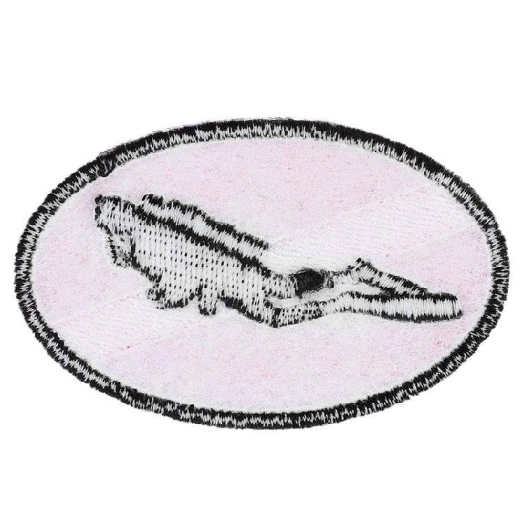 Scuba Diving Flag Iron On Patches Embroidered Diver Badge Backpacks Bag Embroidered Flag Patches