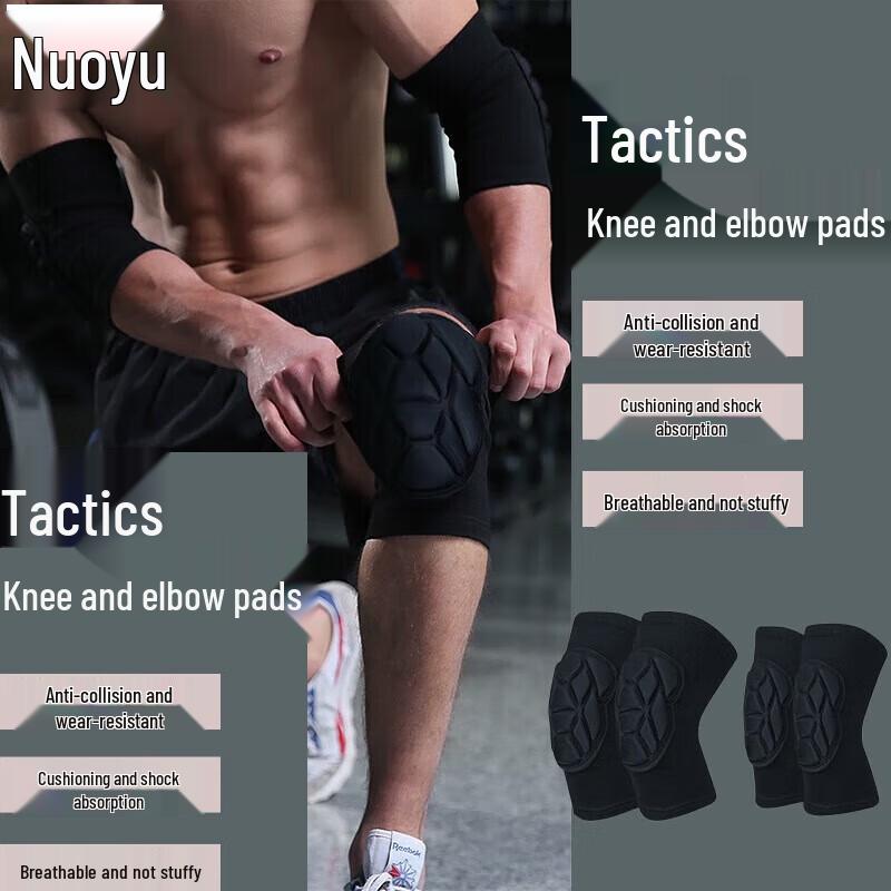Nuoyu Men s Tactical Knee and Elbow Pads Set