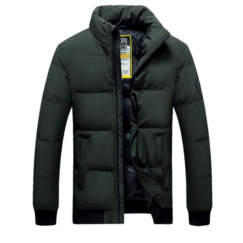 Spring and Autumn New cotton-padded clothes Season Thickened Feather Rong cotton-padded clothes Short cotton-padded jackets Men's collarless jackets