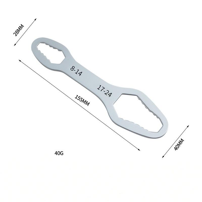 Multifunctional Bike Grip Self-lock Box Spanner Hardware Gear Household Adjustable Wrench Home Repair Tool Bicycle