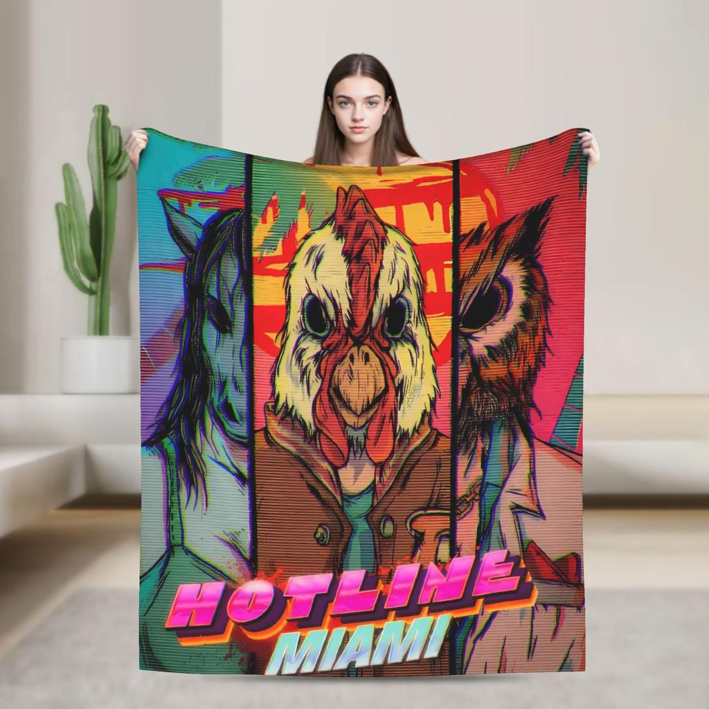 Invader Zim Movie Blanket  Soft Aesthetic Plush Throw Blanket For Bedroom Airplane Travel Flannel Bedspread Bed Cover