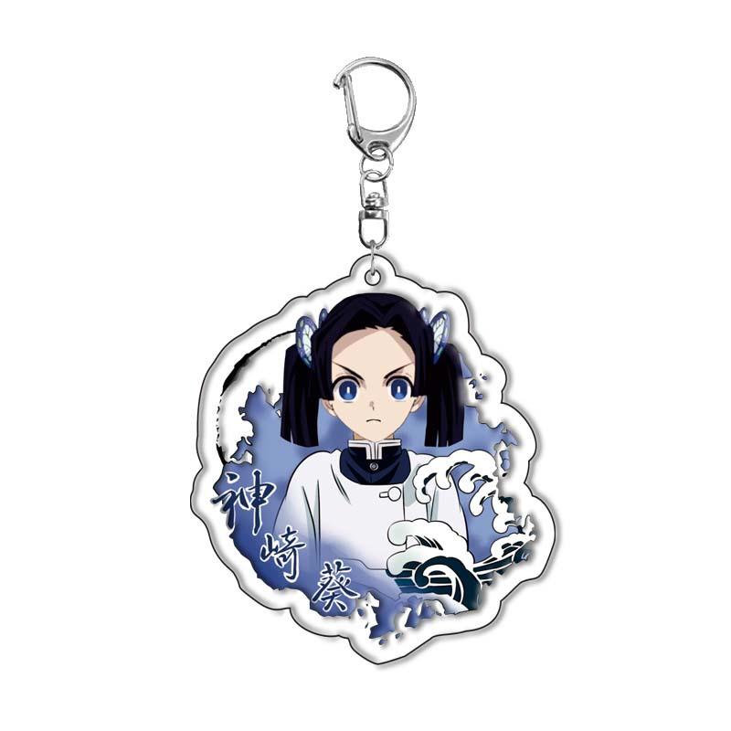 Demon Slayer Kimetsu Yaiba Kamado Tanjiro Nezuko Acrylic Keychain Anime Merchandise Cross Border Ready Stock no Carry Mini Lightweight Portable Cute