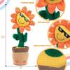 Dancing Sunflower Toy, Talking Cactus with Sound Reactions, Plays 120 Songs, Records, and Talks, USB Rechargeable, Educational Toy for Early
