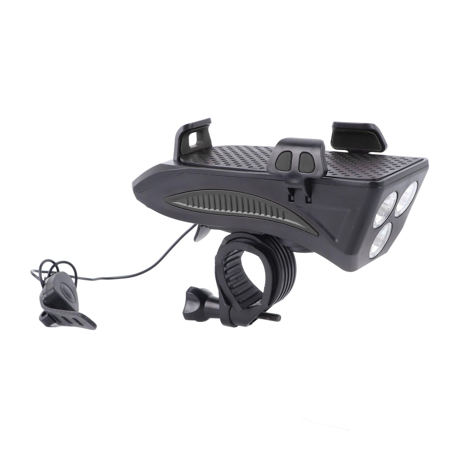 

Light Multifunctional Bike Phone Stand Headlight Speakers Kit for Road Mountain Night Riding