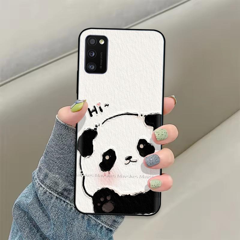 Voor Samsung Galaxy A41 Hoesje A415F Schattig Schattig Zacht Glad Vloeibaar Siliconen Volledige Bescherming Cover Voor Samsung A41 A 41 Siliconen Hoesjes