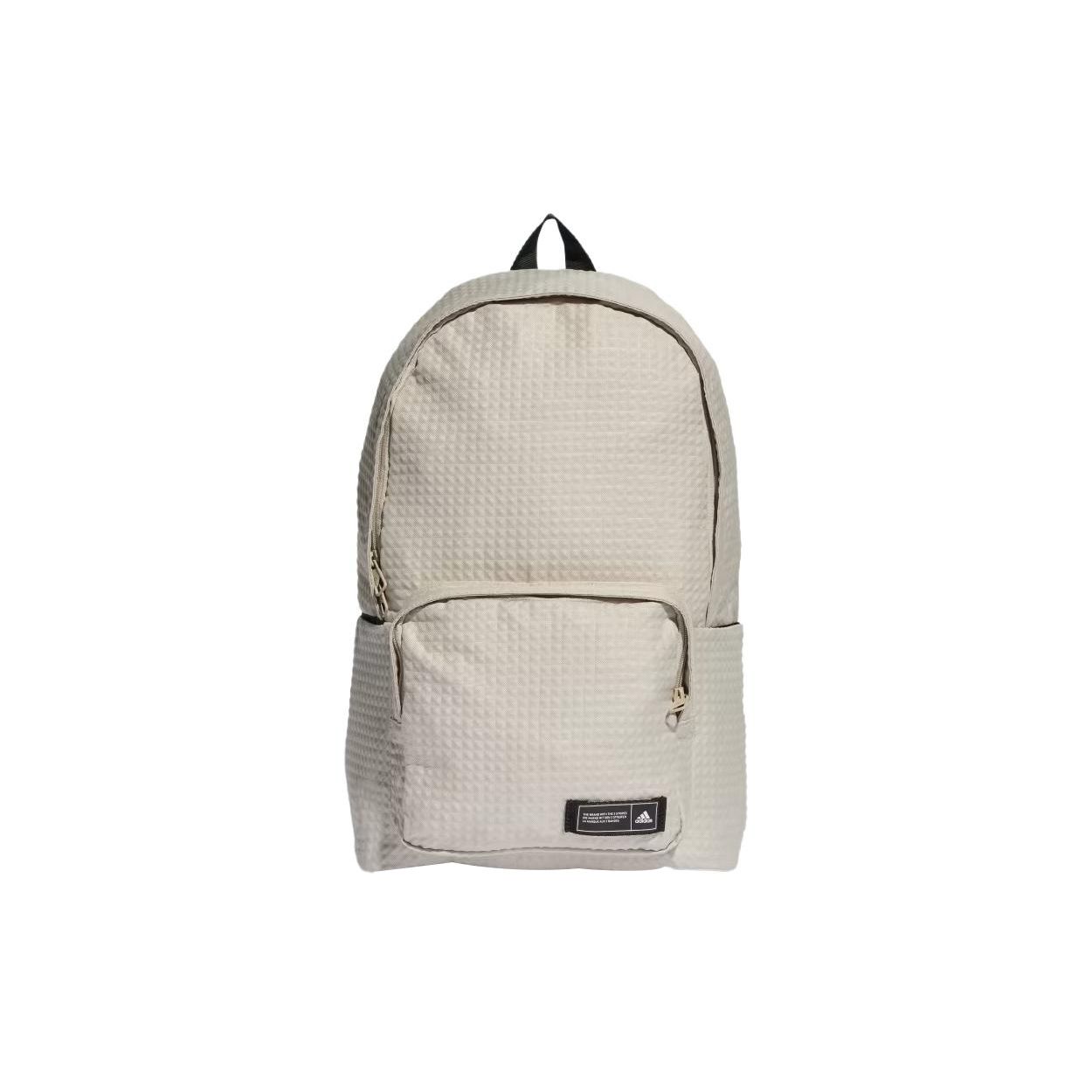 Adidas Sports Casual Recycled Polyester Backpack Unisex Backpacks Miracle-Beige IL5779 Miracle Beige