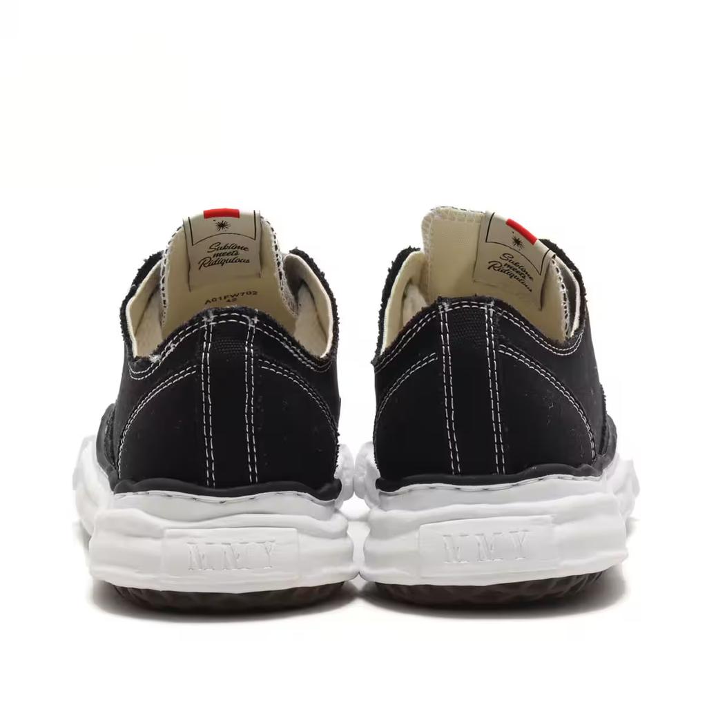 A01FW702-black Maison MIHARA YASUHIRO PETERSON Original Sole Canvas Low (Men's)