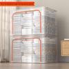 Transparent PVC Nylon Mesh Foldable Wardrobe Organizer Box