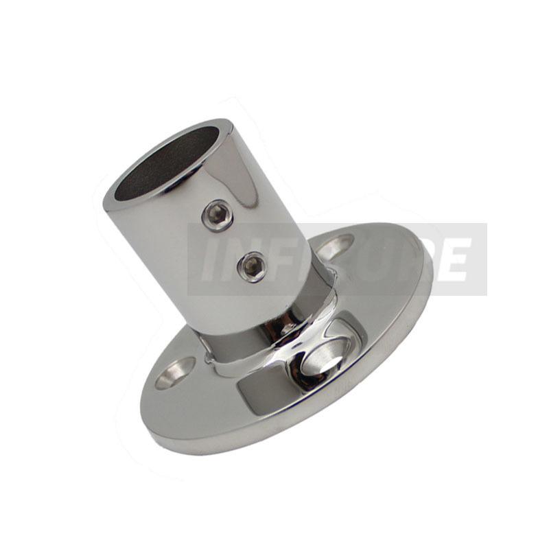 22mm/25mm/30mm/32mm 90 Degree Boat Handrail Fitting 316 Stainless Steel Marine Hardware Boat Hand Railing Round Base Tube Pipe