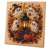 DIY Halloween Pearl Painting Raven Pumpkin Diamond Art Kit Handmade Festival Decoration 30x40cm