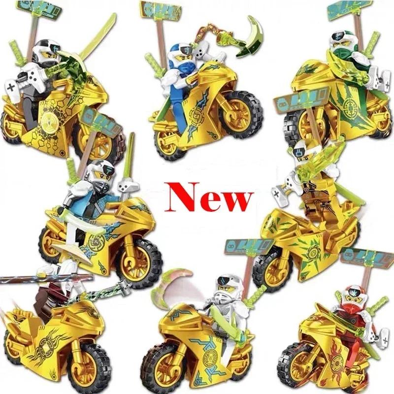 MINISO Anime Characters 24 Pieces Ninjago Mini Figure Building Block Toys Mini Doll Doll Figure Block Kids Toys Birthday Gifts