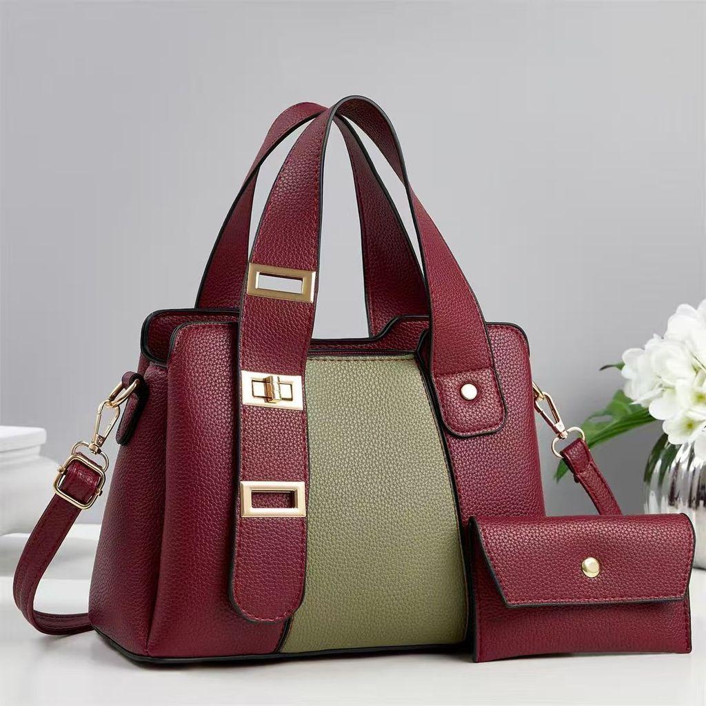 Urban Minimalist Pu Tote Bag With Multicompartment Design For Daily Use