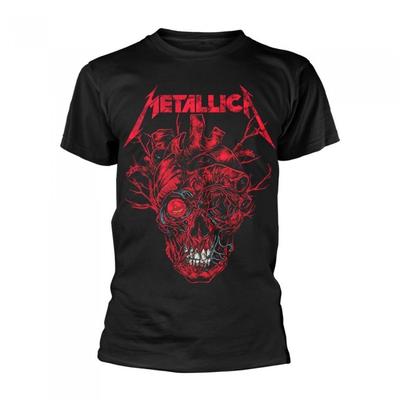 Metallica Unisex Adult Heart Skull T-Shirt