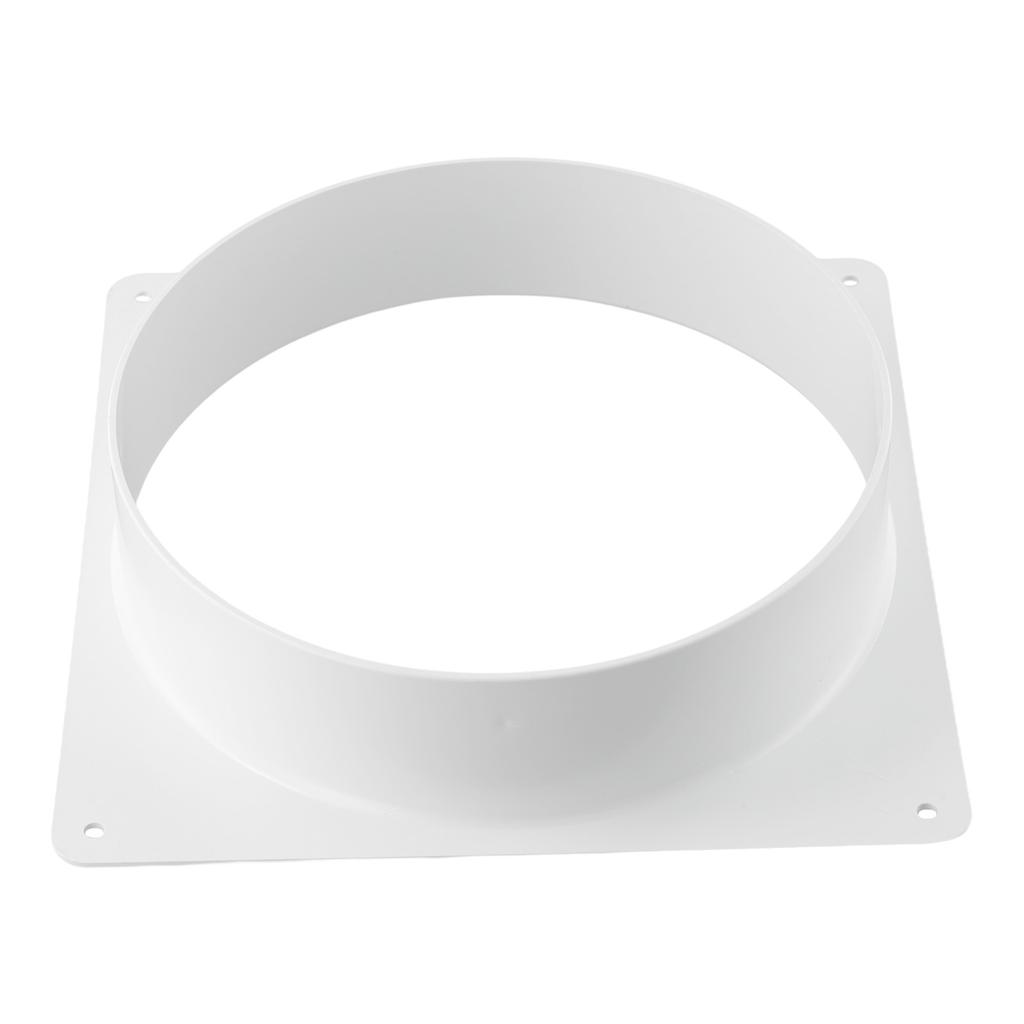 1 Stück Auspuffrohr Gerades Rohr 100-300MM ABS Luftkanalverbinder Flansch Belüftungskanal Austauschbares Zubehör Weiß