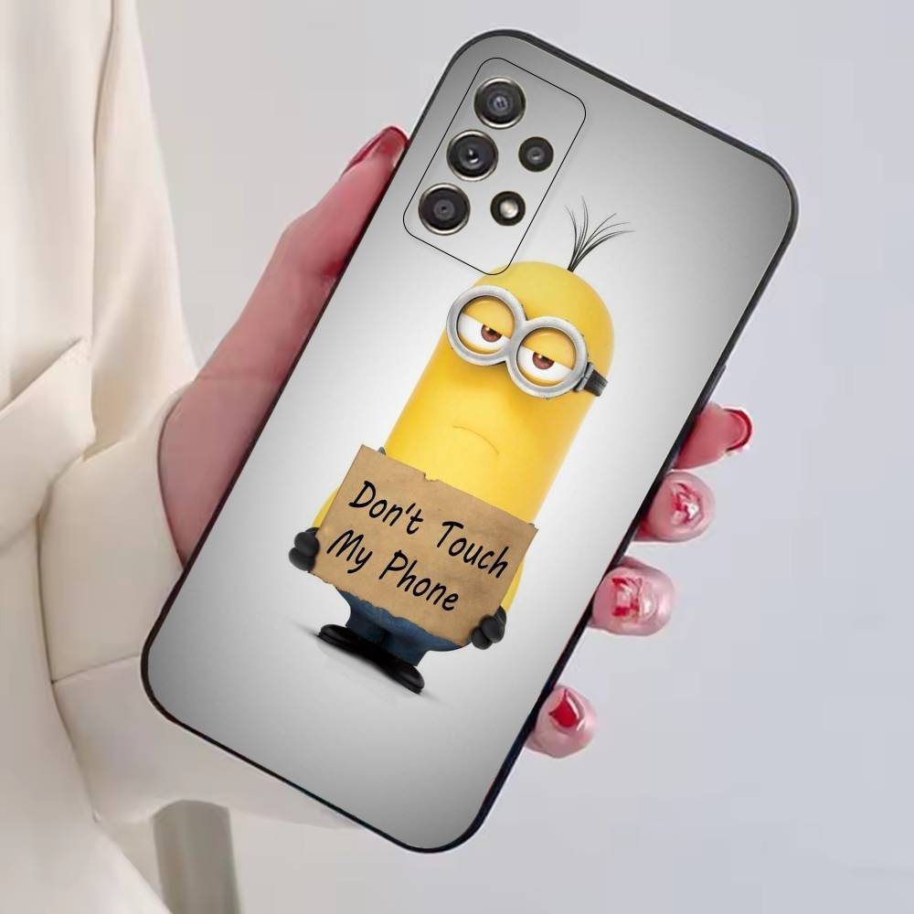 Cartoon M-Movie M-Minions Phone Case For Samsung S25,S24,S21,S22,S23,S30,Ultra,S20,Plus,Fe,Lite,Note,10,Black Cover