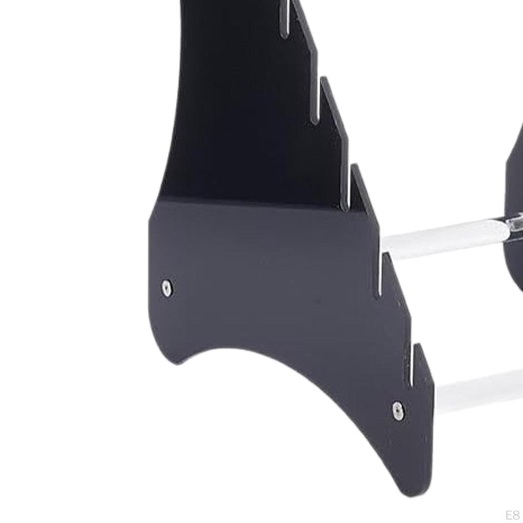 Portacoltelli da tavolo in acrilico Supporto per lame Scaffale portaoggetti da tavolo multiuso per