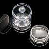 Nail Art Stamper,Clear Silicone Stamping Jelly with Scraper for DIY Nail Decors Transparent Visible Body,No Misplacement