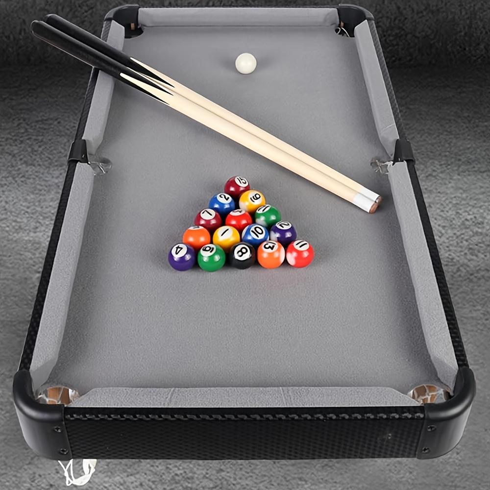 Portable Tabletop Billiard Table Pool Arcade Game Table For Kids Adults Living Room Game Room With Cue Sticks Sphere Set Triangle