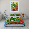 Farm-Themed Educational Board Game  Kid'S And Adults' Bedroom Decor, Exquisite Three-Piece Bedding Set Gift