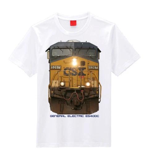 CSX Head On GE ES40DC Train T-shirts S