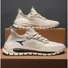 Fashionable men's shoes 2025 summer new sports shoes, comfortable, versatile, breathable, fly woven mesh casual shoes