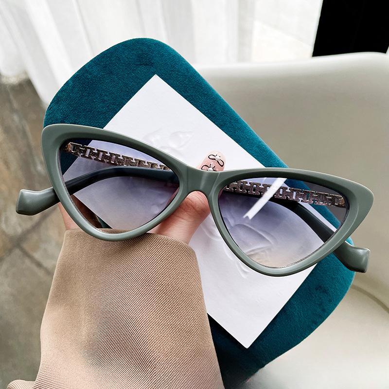 

Кошачий глаз, маленькая коробочка, роскошные ветровые женские солнцезащитные очки High Sense, сетчатые солнцезащитные очки Red Tide