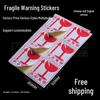 Fragile Handle with Care Stickers: Bilingual Adhesive Caution Labels for Delicate Items Boxes