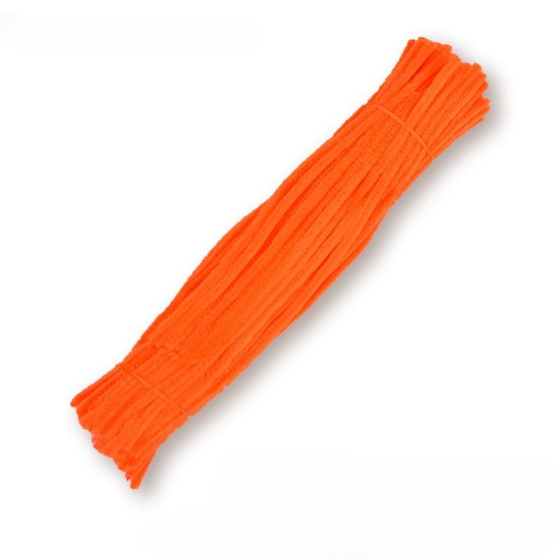 500pcs Chenille Stem Pipe Kids DIY Creative Chenille Sticks Cleaners Kindergarten Educational Handmade Material Plush Strips