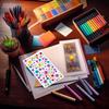 Self-adhesive crystals, diamond stickers, mix of patterns, mix of colors, creative set 315 pcs
