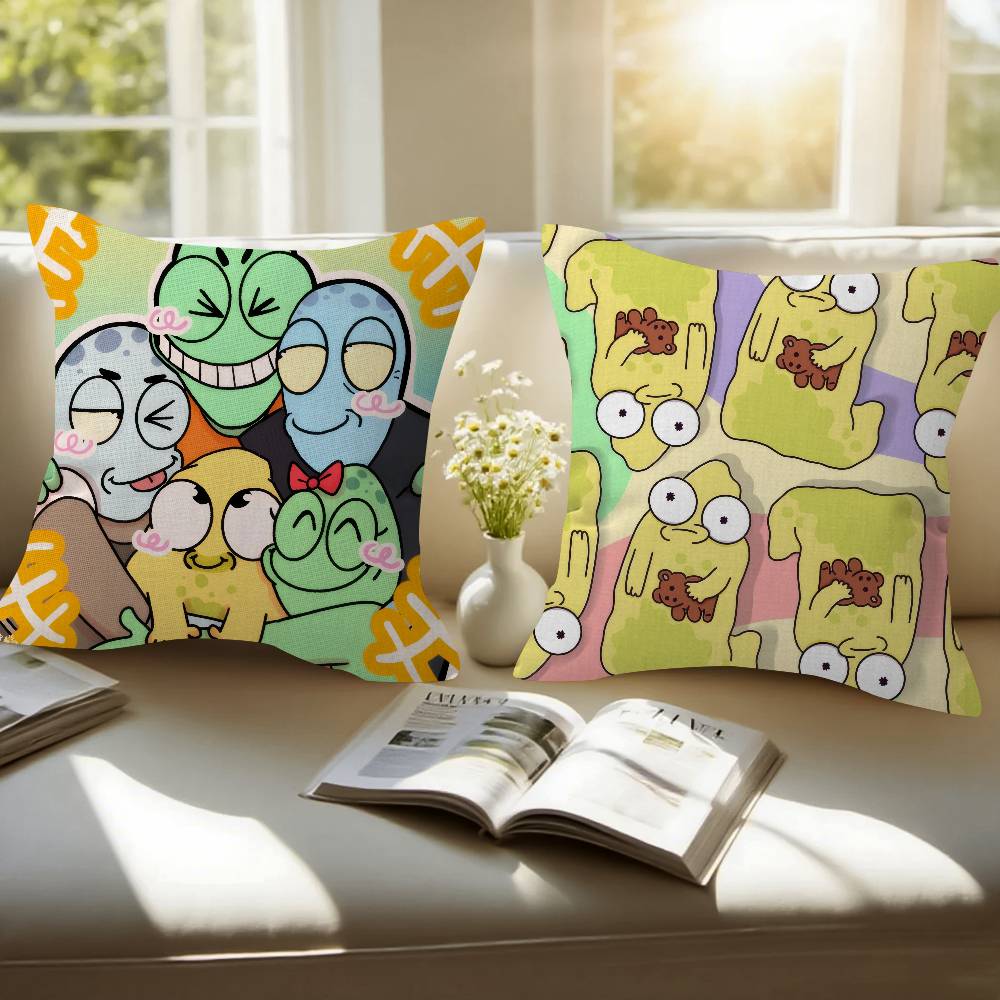 Personalized Pillow Cover Kids Bedroom Wild Party Decor Pillowcase Kid Birthday Shower Gift Anime Solar O-Opposites