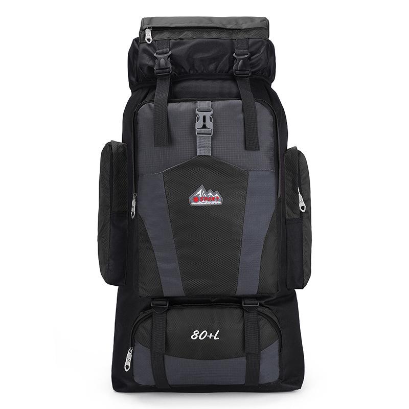 

80L Рюкзак для походов на открытом воздухе - Большая вместимость, Унисекс дорожный рюкзак для кемпинга и спорта 56-75L