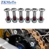 Motorcycle Japan Off-Road M8 Universal Sprocket Bolts Galvanized Nuts Set For HONDA KTM HUSQVARNA YAMAHA KAWASAKI SUZUKI
